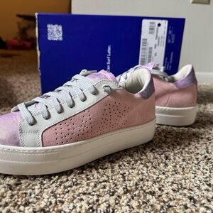 Women's Pink and Gray Sneakers